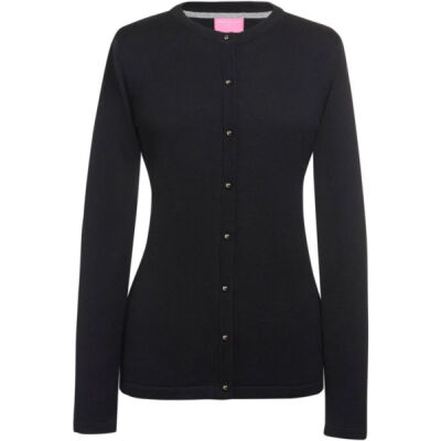 Ladies Crew Neck Cardigan Thumbnail