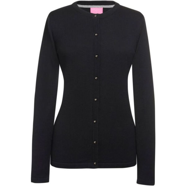 Ladies Crew Neck Cardigan Thumbnail
