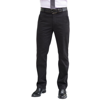 Gents Chino Trouser - Black Thumbnail