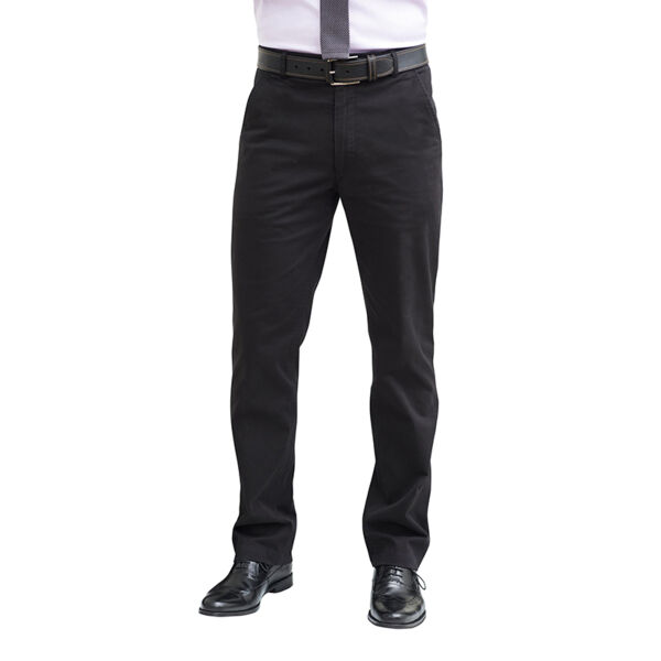 Gents Chino Trouser - Black Thumbnail
